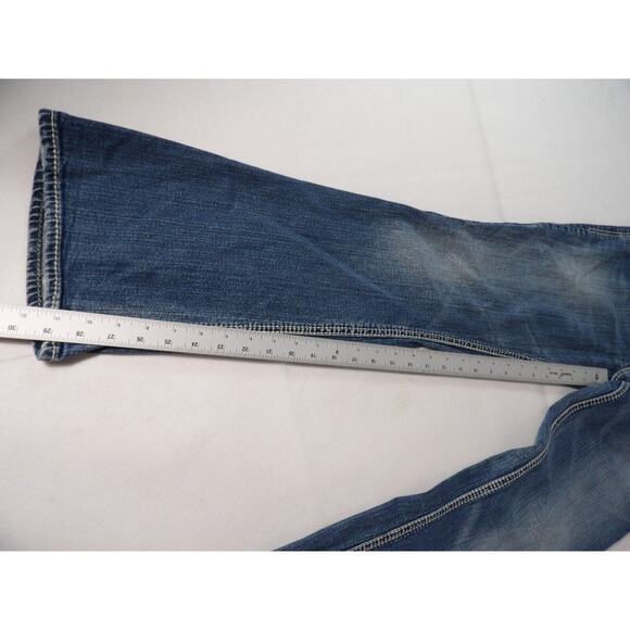 Silver Jeans Suki Surplus Sz 28x32 Y2K Grunge Rockabilly Thick Stitch Boot Cut - Picture 10 of 16